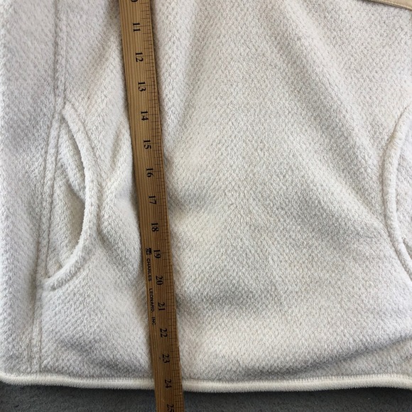 Patagonia‎ Womens Small Cream White Snap-T Fleece Pullover Jacket Outdoor - Picture 7 of 10
